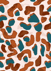 PSYCHEDELIC ANIMAL SKIN SEAMLESS PATTERN IN EDITABLE VECTOR FILE