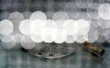 bubbles on a black background