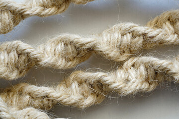 close up of a rope