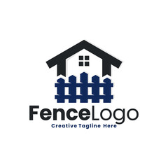 home fence buildings logo icon