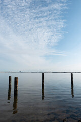 Obraz premium pier on the harbor in Baltimore Maryland