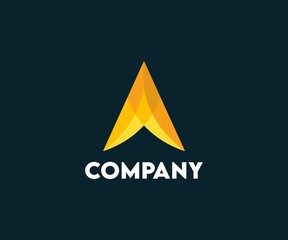 A Letter Logo. Letter A logo icon design template.