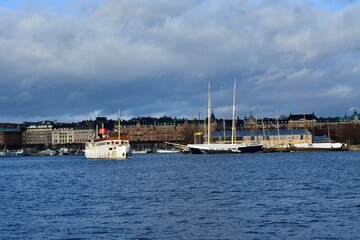 Fototapeta premium boats in the harbor