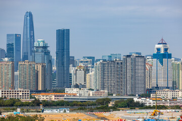 Shenzhen urban city downtown