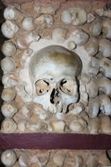 Human skulls of Monks, Portugal