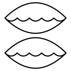 Pirozhki icon, Ukraine related vector illustration