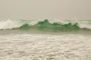 Indian Ocean in Sri Lanka  before the rain