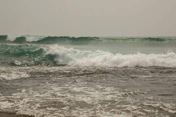 Indian Ocean in Sri Lanka  before the rain