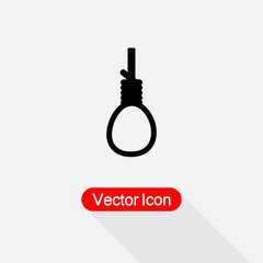 Noose Icon Vector Illustration Eps10