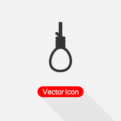 Noose Icon Vector Illustration Eps10