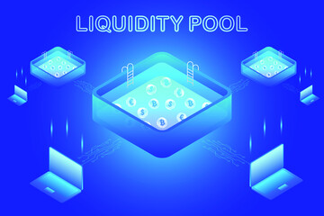 Liquidity pools, the underlying technology behind the DeFi ecosystem.