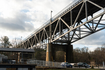 railway bridge over the river