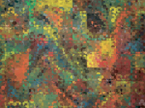 multicolored pixel gradient vector camouflage