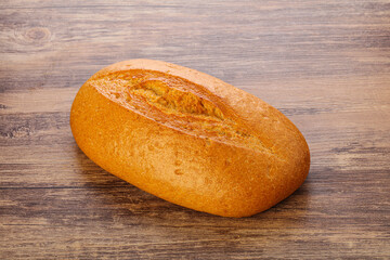 Homemade crust Bread loaf isolated