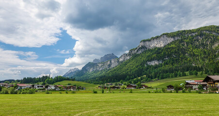 Wilder Kaiser Südseite bei Going