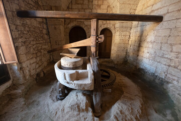 Italy Calabria Miglierina: Ancient oil mill underground mill Catanzaro