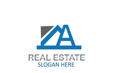 A Letter Real Estate Logo Design