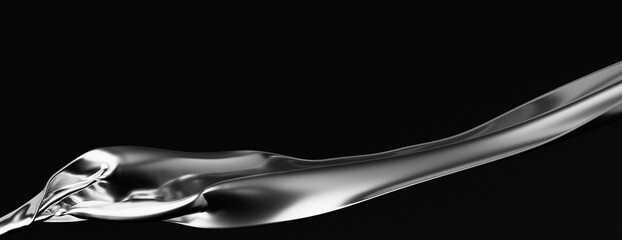 Abstract Dynamic Black Background with Various Shape Design. Usable for Background, Wallpaper,