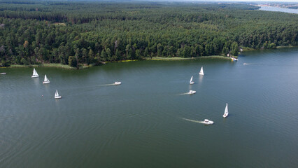 Szlak wielkich jezior mazurskich, mazury z lotu ptaka 