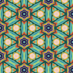  illustration of seamless pattern of colorful seamless pattern of different sizes in different shades
