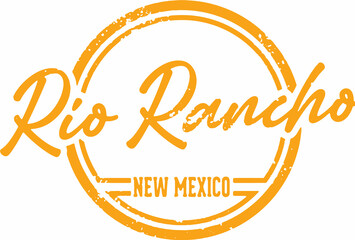 Rio Rancho New Mexico City Stamp