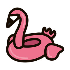 Isolated float summer icon vector illustration