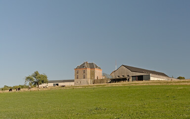 Homestead farm in the countryside near Dinant, Belgium