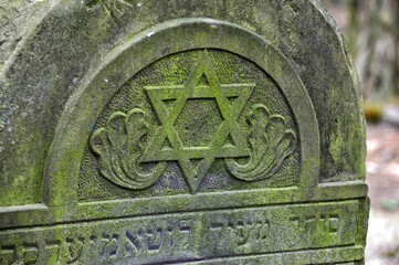 Jewish Cemetery in Lodz on Bracka street, one of biggest Jewish cemetery in Europe, during WW II...