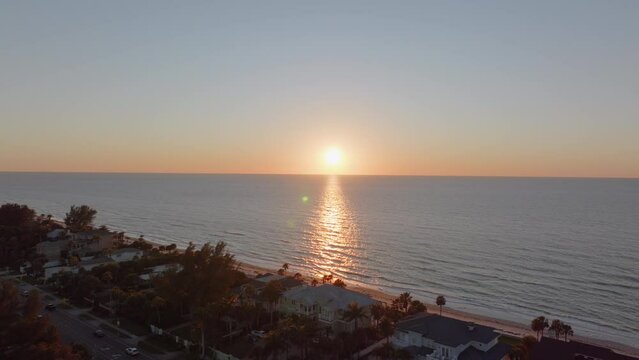 The sun sets in Indian Rocks Beach Florida