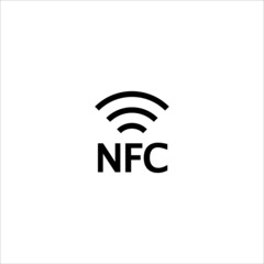 nfc icon vector illustration symbol