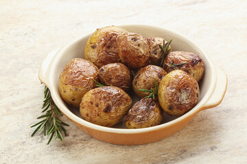 Roasted baby potato with rosemary