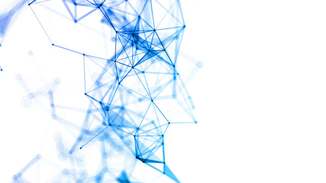 network, collegamenti, forma astratta