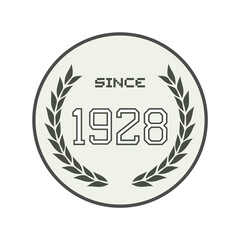 Since 1928 emblem