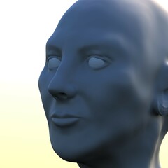 portrait of a person 3d
