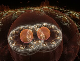 Imaginatory fractal abstract background Image