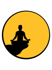 Klippe Nacht Meditieren 