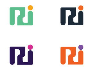 P & J LOGO Design with 4 Color