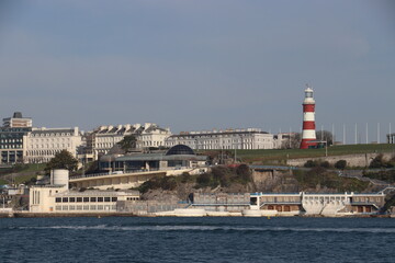 Fototapeta na wymiar Plymouth waterfront 
