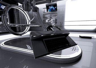 futuristic surgery room