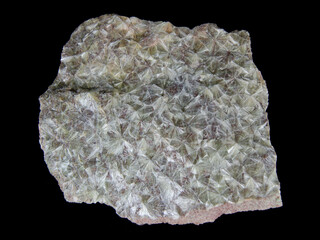 Radial aggregates of pearly wavellite mineral