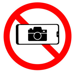 no photography sign