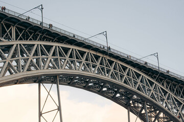 Fototapeta na wymiar bridge over the river in Porto