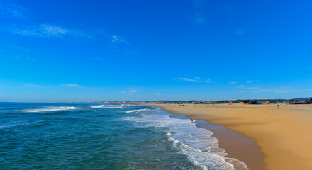 Stadtstrand in Espinho / Distrikt Aveiro, Região Norte, Portugal
