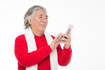 elderly to use mobile phone