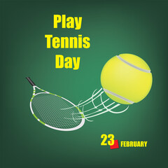 Happy Play Tennis Day