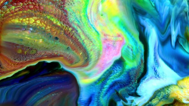 Abstract Spiritual Color Background Motion Texture Footage.