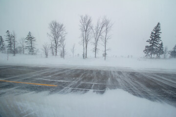 Ontario, Canada Blizzard Feb 19, 2022