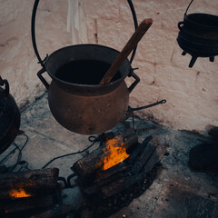 Glastonbury Town, old castle ruins, and Glastonbury Tor. English County in Somerset.
