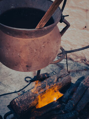 Glastonbury Town, old castle ruins, and Glastonbury Tor. English County in Somerset.