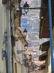 Fototapeta na wymiar Calles de Cusco